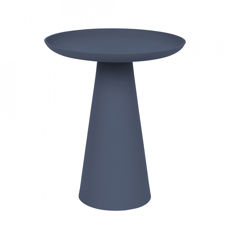 Quiet Object Masa laterala albastra din metal 35 cm Ringar Quiet Object