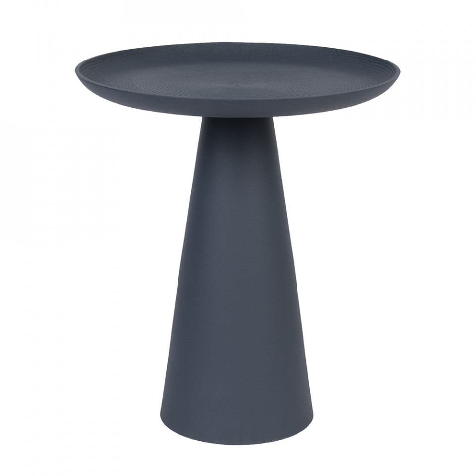 Quiet Object Masa laterala albastra din metal 40 cm Ringar Quiet Object