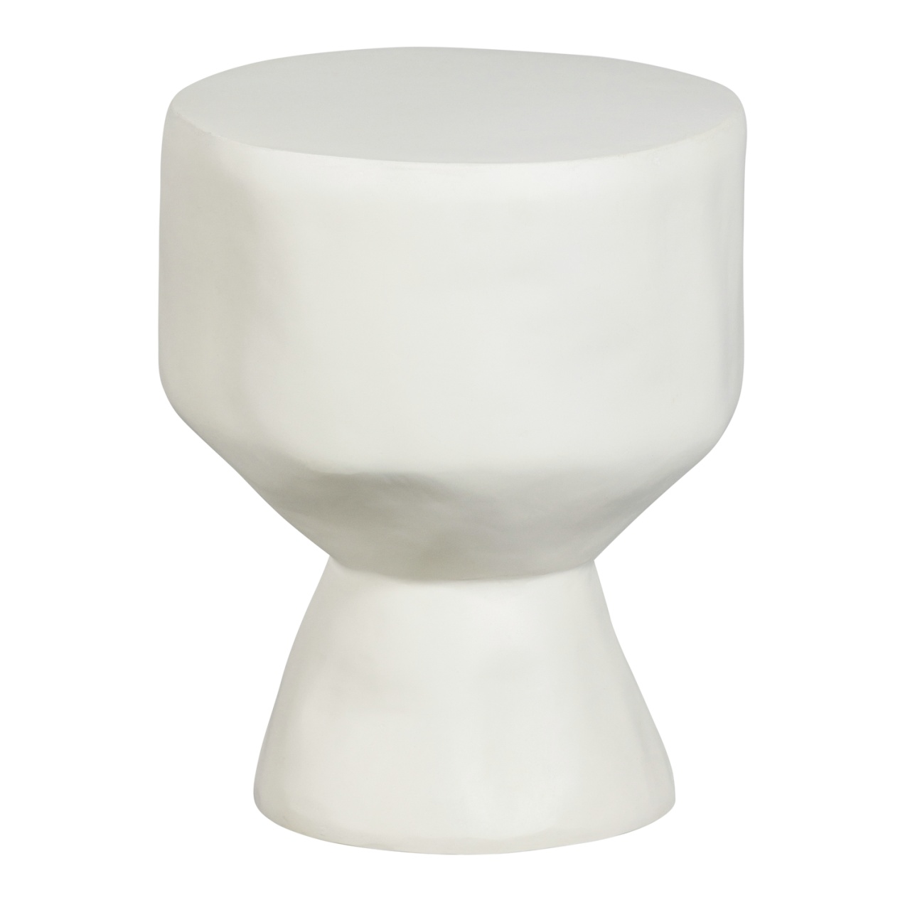 Accent Tables Masa laterala exterior crem 40 cm Aur Woood