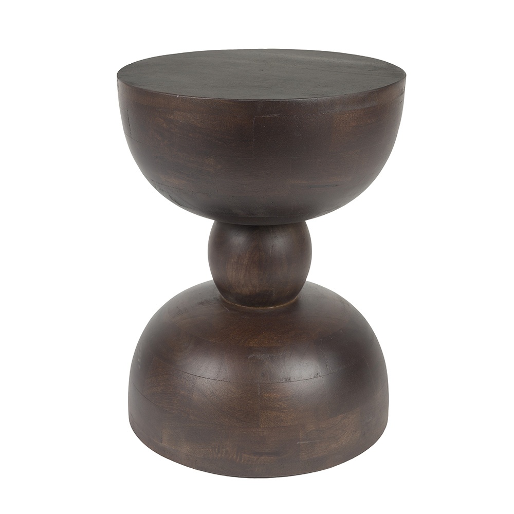 Quiet Object Masa laterala maro din lemn 30 cm Izzy Quiet Object