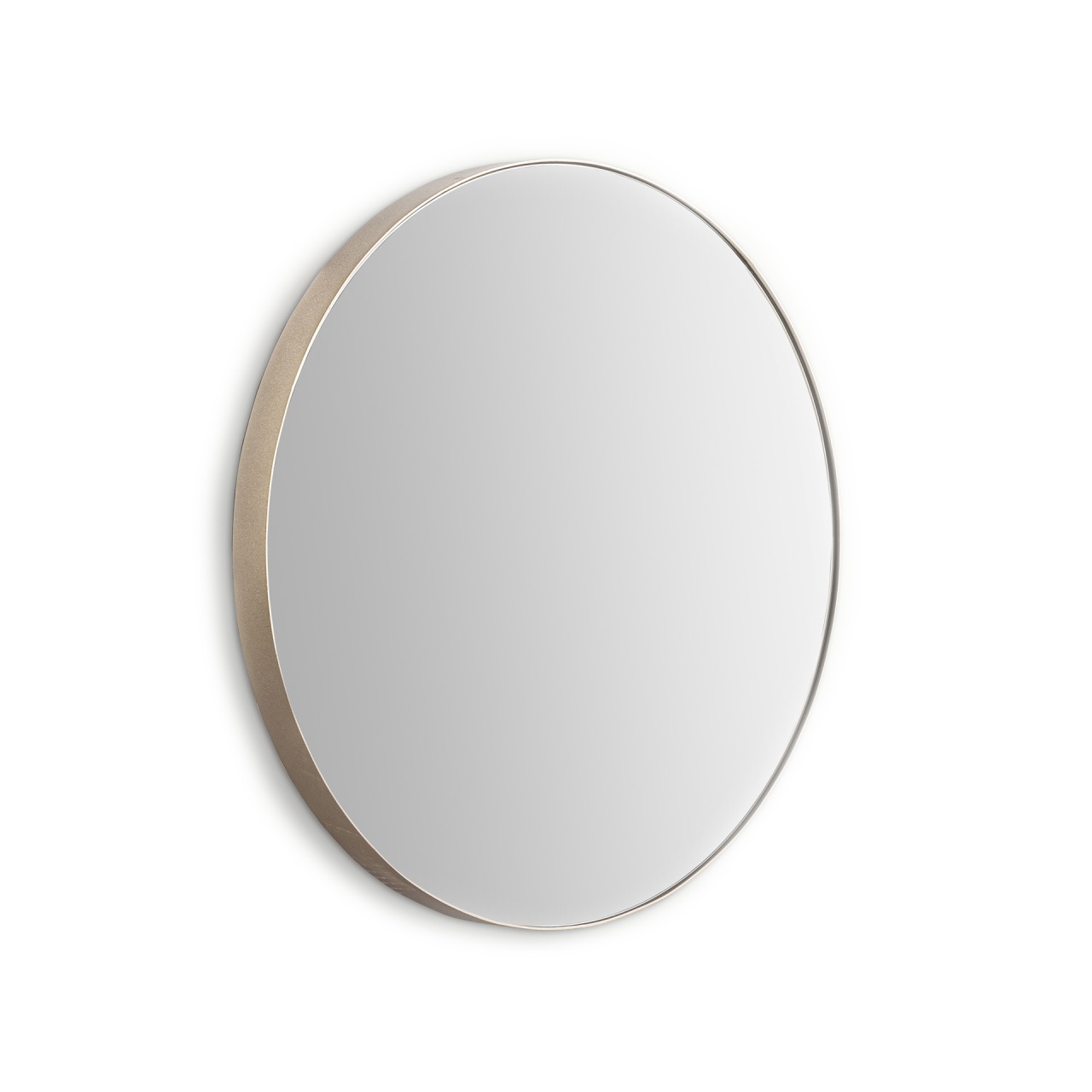 masca baie + lavoar + oglinda Oglinda rotunda argintie/aurie din sticla 60 cm Villajo Vical Home