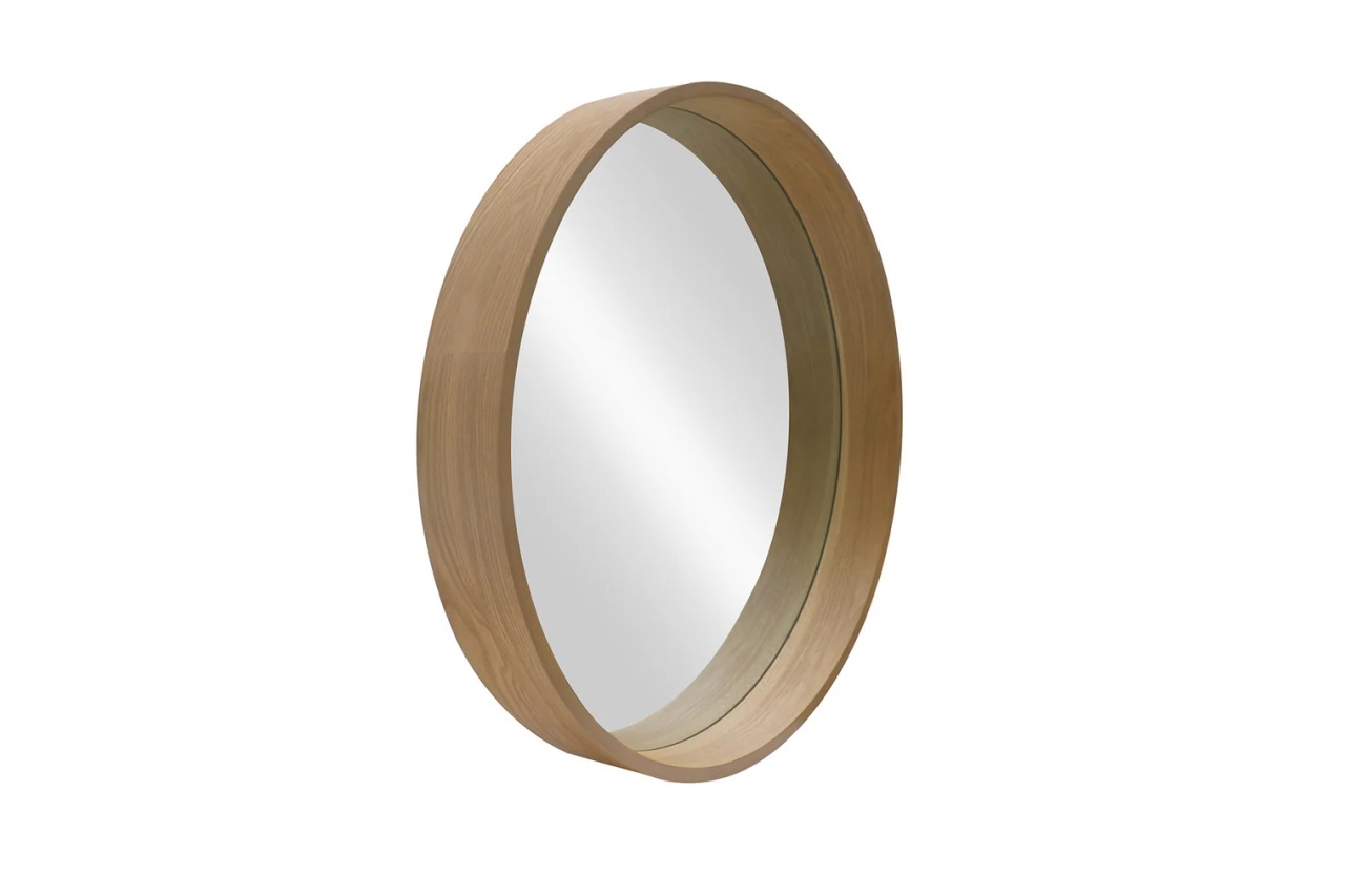 anvelope 165/70/r14 Oglinda rotunda maro deschis 70 cm Portrait The Home Collection