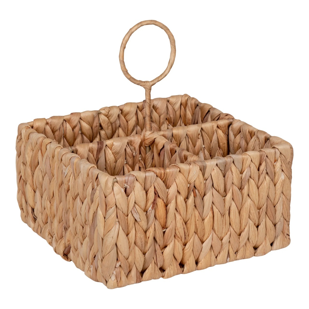 Organizator ustensile maro din fibre naturale Pleiku House Nordic