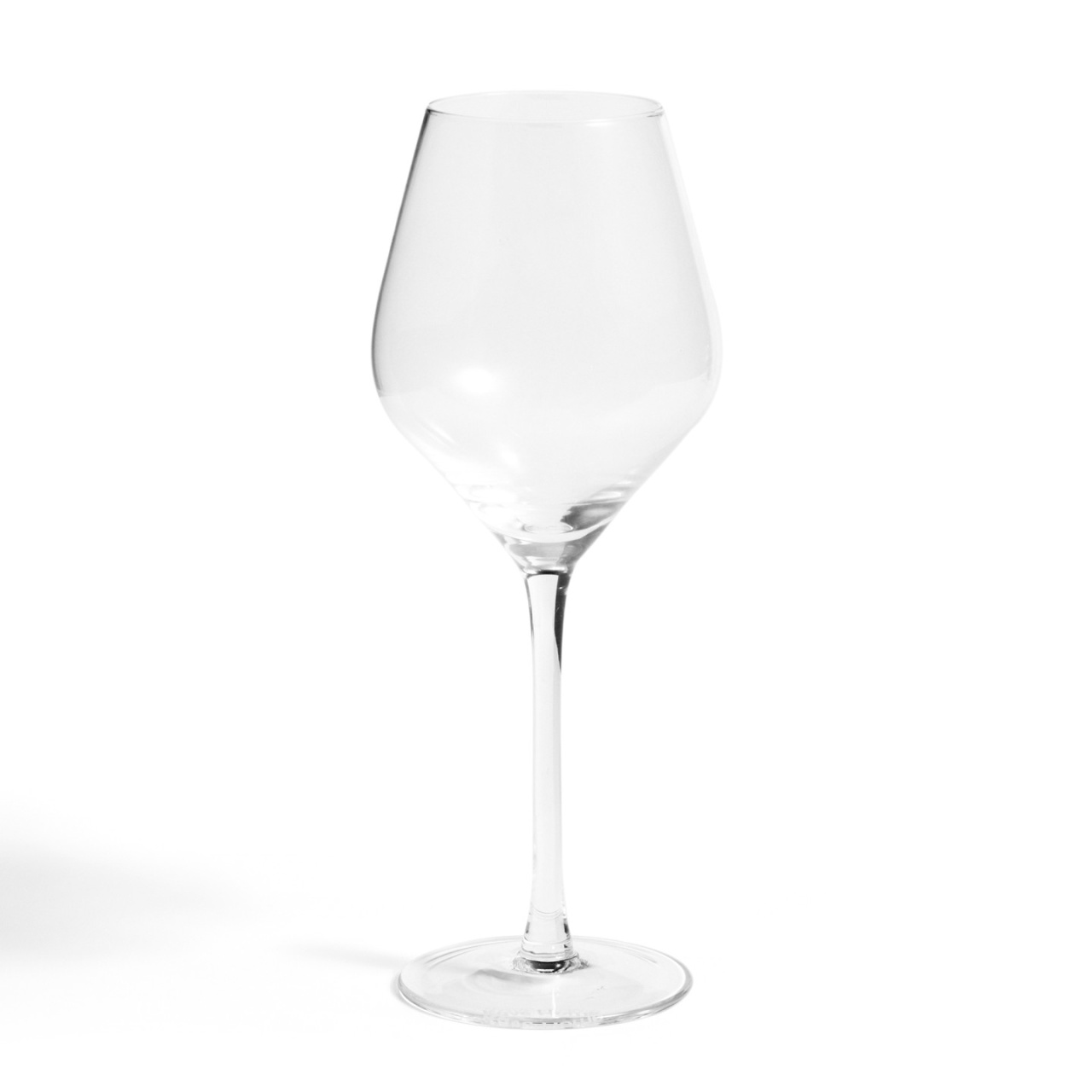 oferta vin Pahar pentru vin transparent din sticla 430 ml Orbida Kave Home