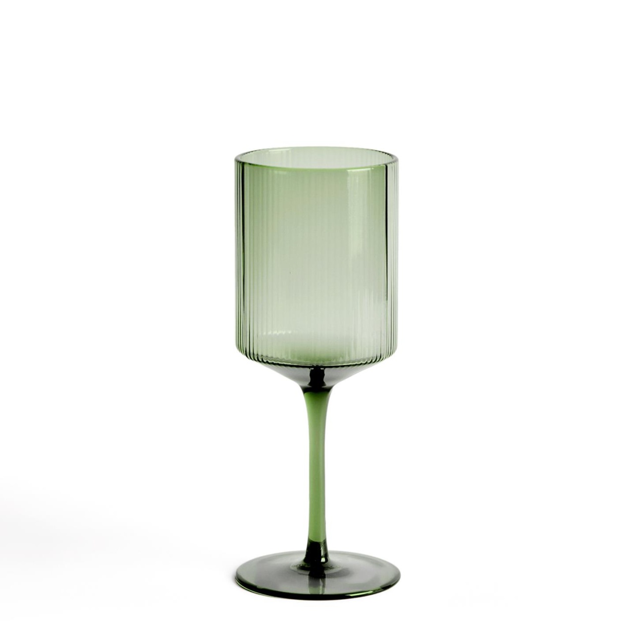 oferta vin Pahar pentru vin verde din sticla 395 ml Eluria Kave Home