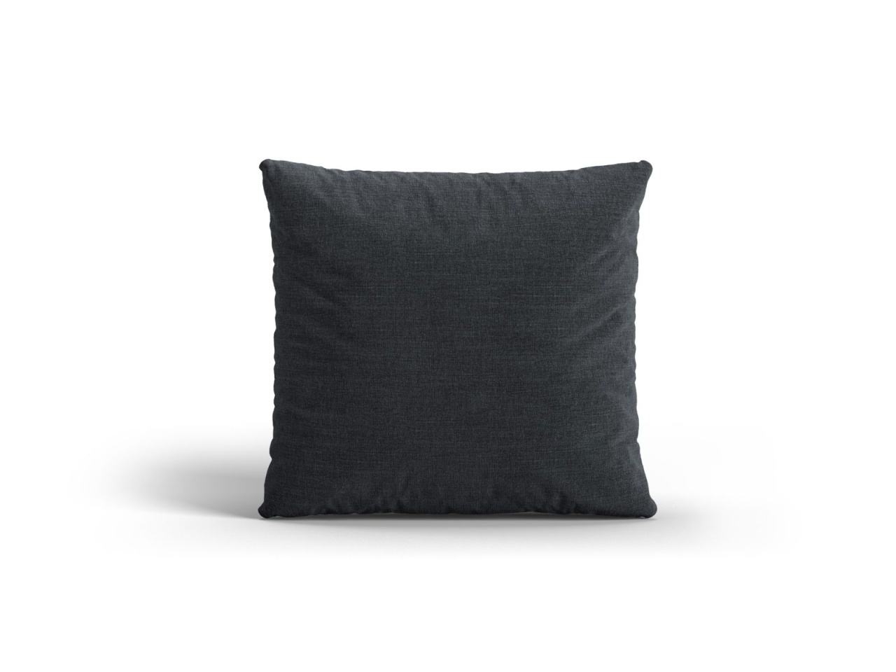 huse perne decorative 50x50 Perna patrata gri/albastra din textil 50x50 cm Classic Lins Micadoni