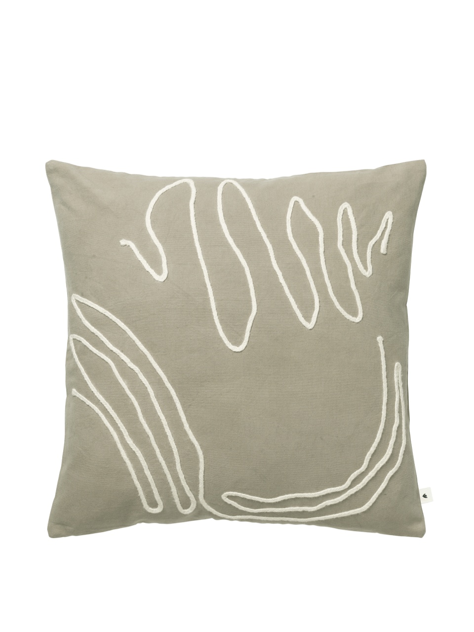 Throw Pillows Perna patrata verde din bumbac 50x50 cm Jot Ferm Living