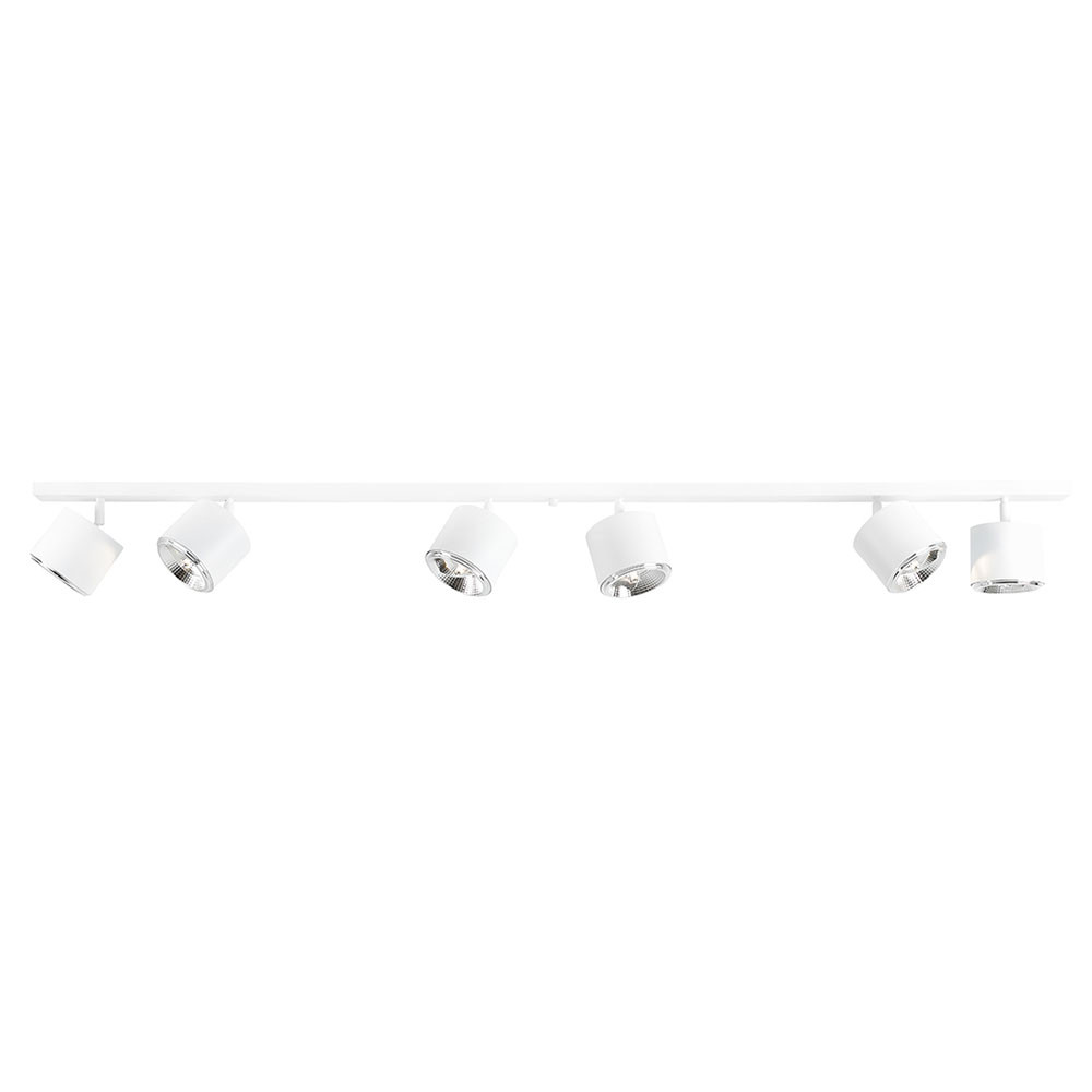 Quiet Object Plafoniera alba din metal cu 6 becuri Bot Quiet Object