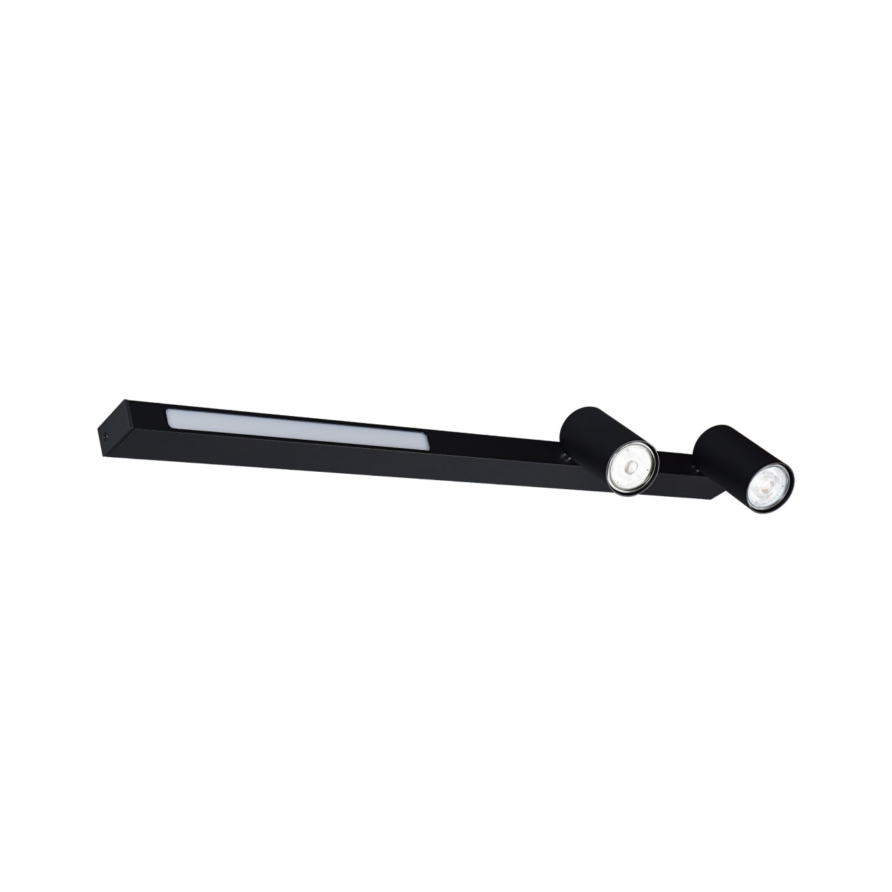 Lighting Fixtures Plafoniera neagra din metal cu 3 becuri Mannari Zuma Line