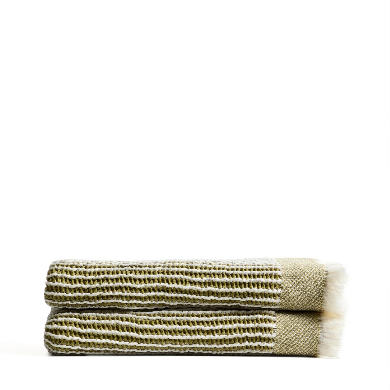 home generators Pled verde din bumbac 130x170 cm Lideba Kave Home