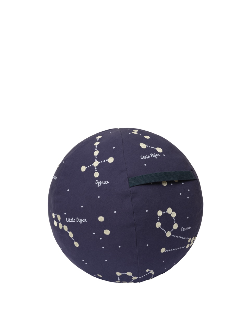 Ottomans Puf albastru inchis din bumbac 50 cm Constellation Ferm Living