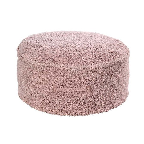 Lorena Canals Puf pentru copii rotund nude din bumbac 50 cm Chill Vintage Lorena Canals