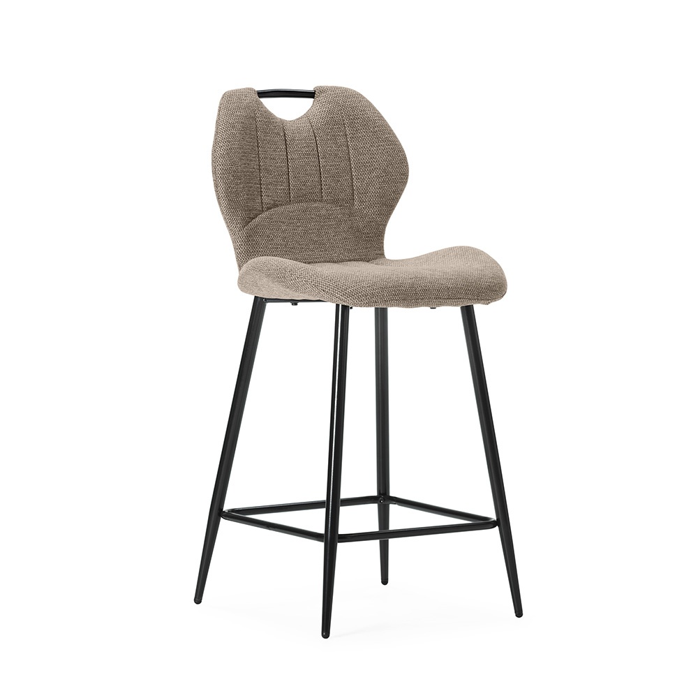 Quiet Object Scaun bar maro din textil Muli Quiet Object