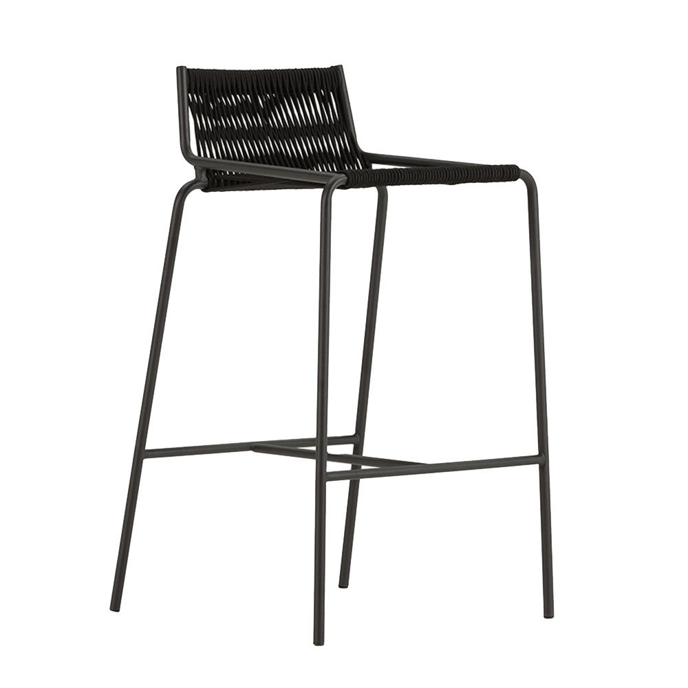Quiet Object Scaun bar negru din metal Emily Quiet Object