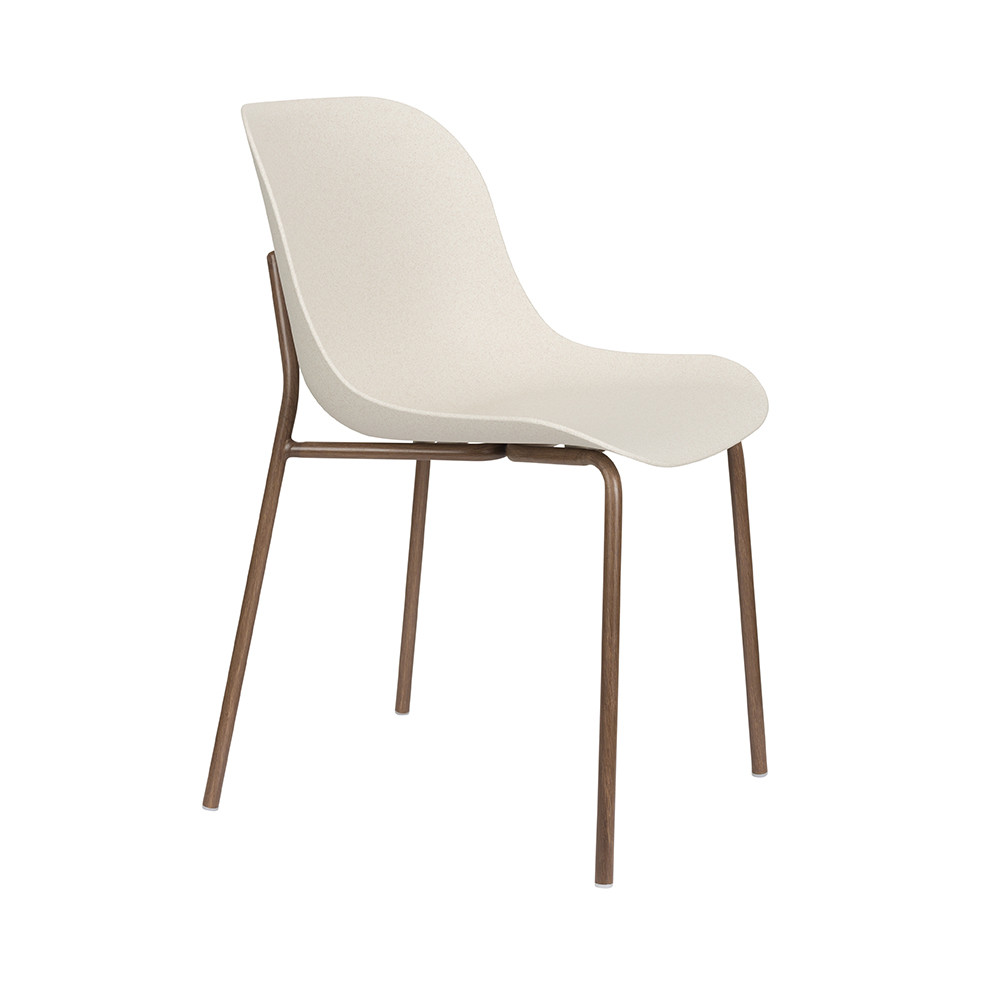Quiet Object Scaun dining alb din metal Wheat Quiet Object