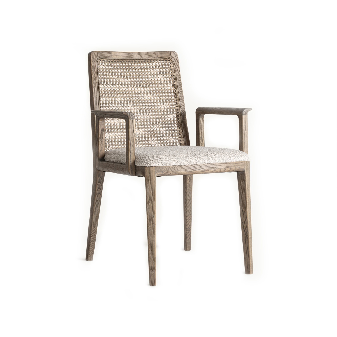 scaun maro Scaun dining maro/bej din lemn Mattia Vical Home