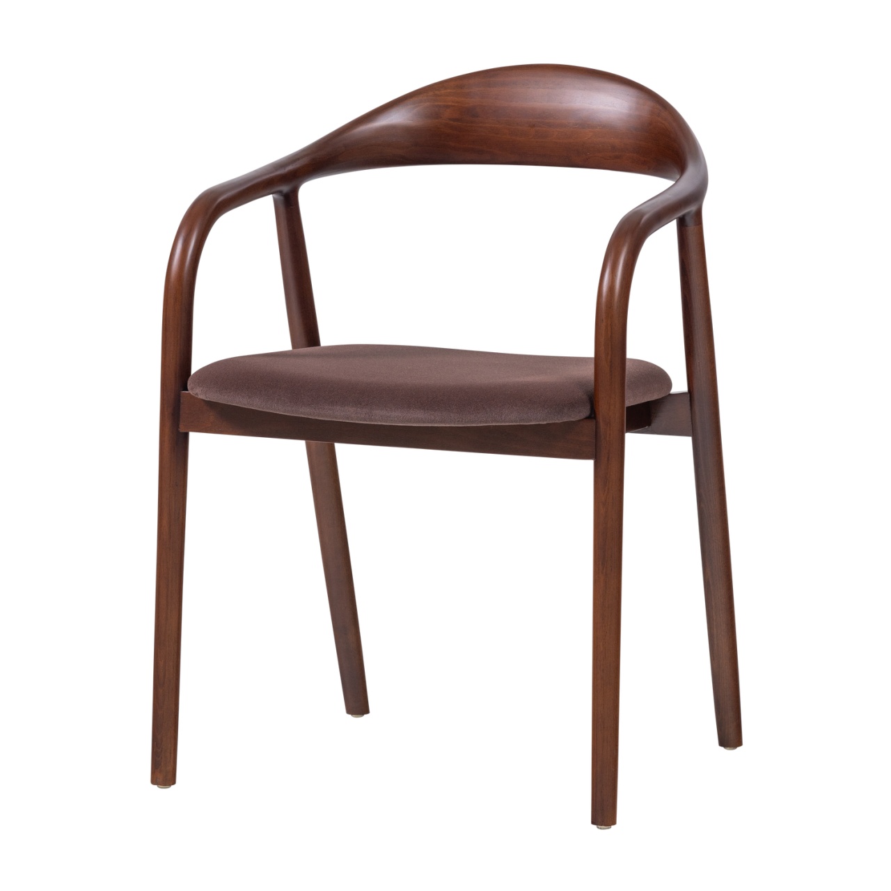 Chairs Scaun dining maro din catifea Bran Woood