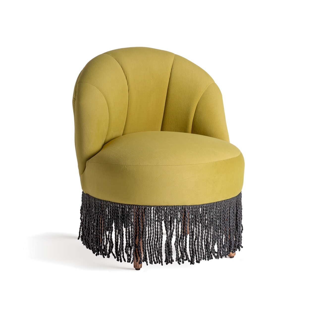 scaun verde catifea Scaun dining maro/verde din catifea Glace Vical Home