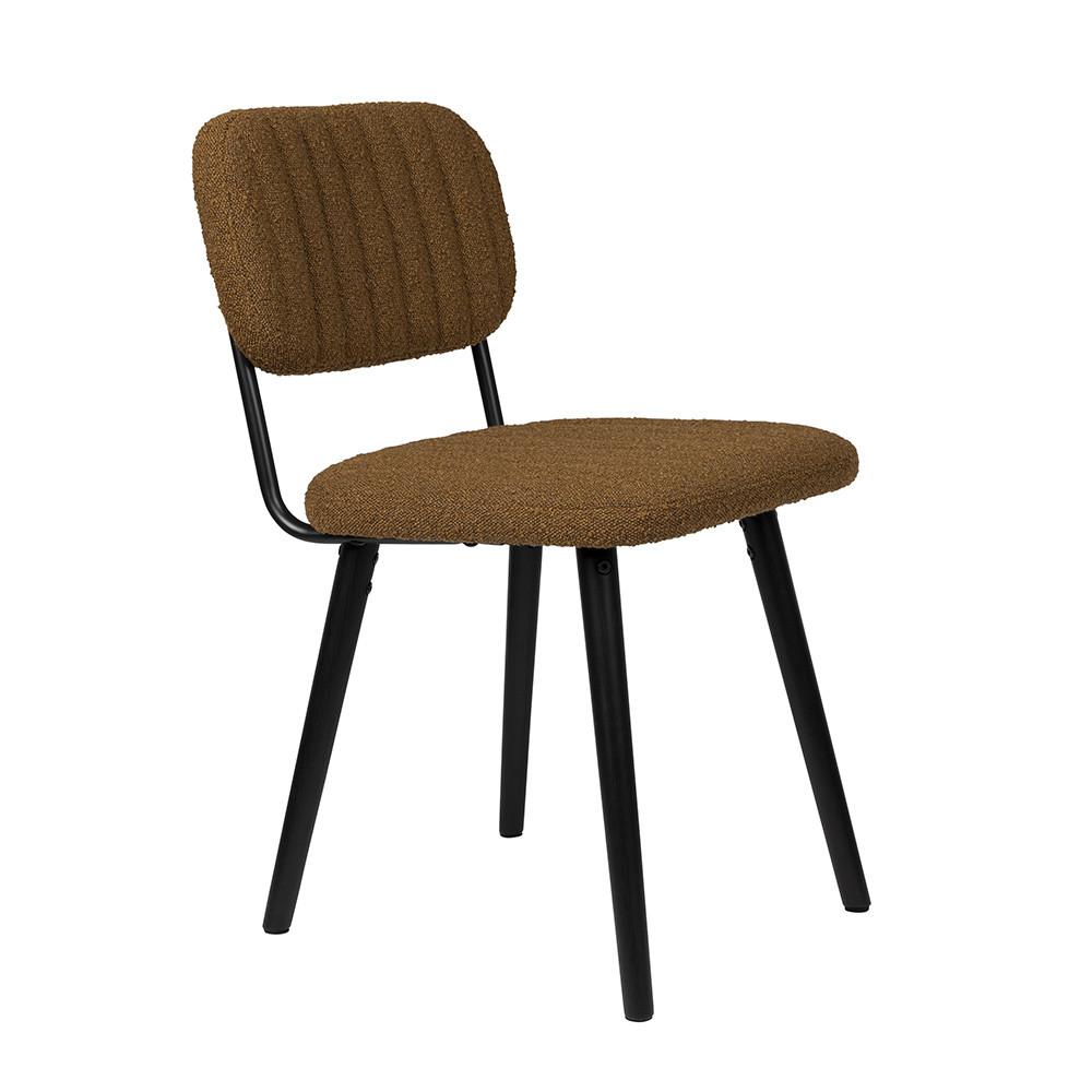 Kitchen & Dining Room Chairs Scaun dining ocru din textil Jake Quiet Object