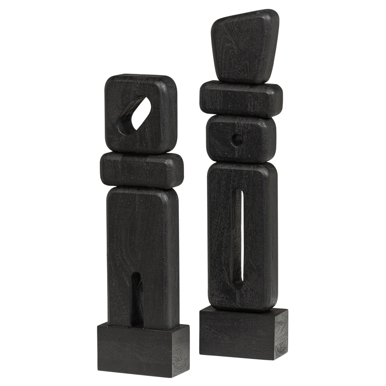 decoratiuni Set 2 decoratiuni maro din lemn Elon Woood