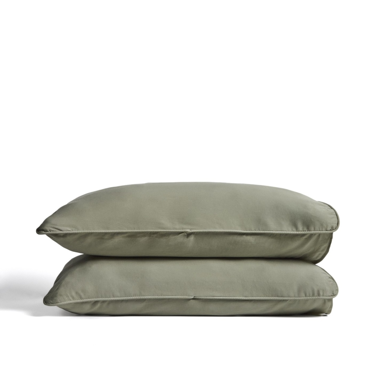 Duvet Covers Set 2 fete de perna verzi din bumbac 50x80 cm Sirale Kave Home