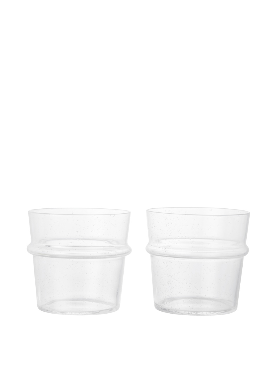 set pahare apa Set 2 pahare transparente din sticla 300 ml Boya Ferm Living
