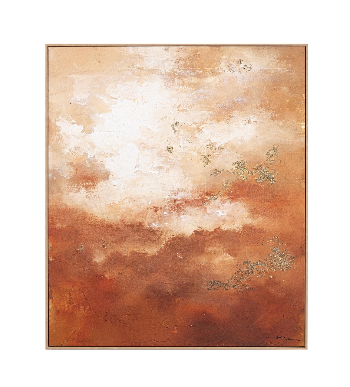 Posters, Prints, & Visual Artwork Tablou multicolor din fibre naturale 123x143 cm Bold 680 Bizzotto