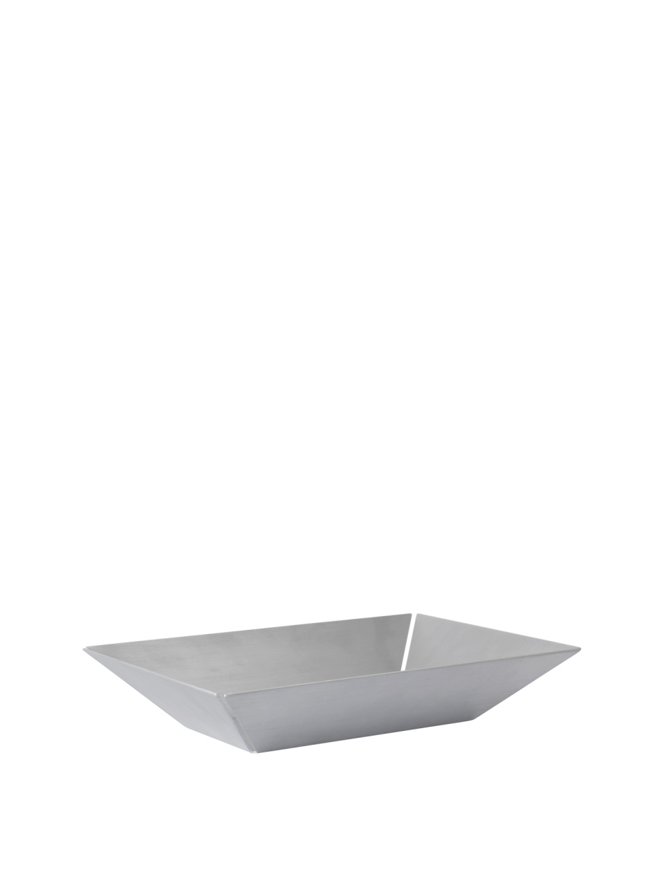 Serving Trays Tava dreptunghiulara argintie din metal 21x30 cm Press Ferm Living