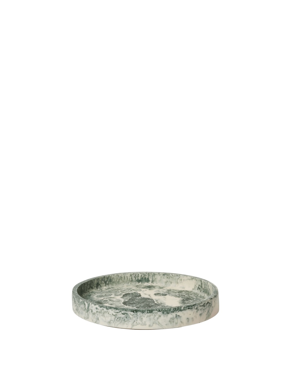 Tava pentru accesorii baie verde/crem din fibre naturale 20 cm Mist Ferm Living