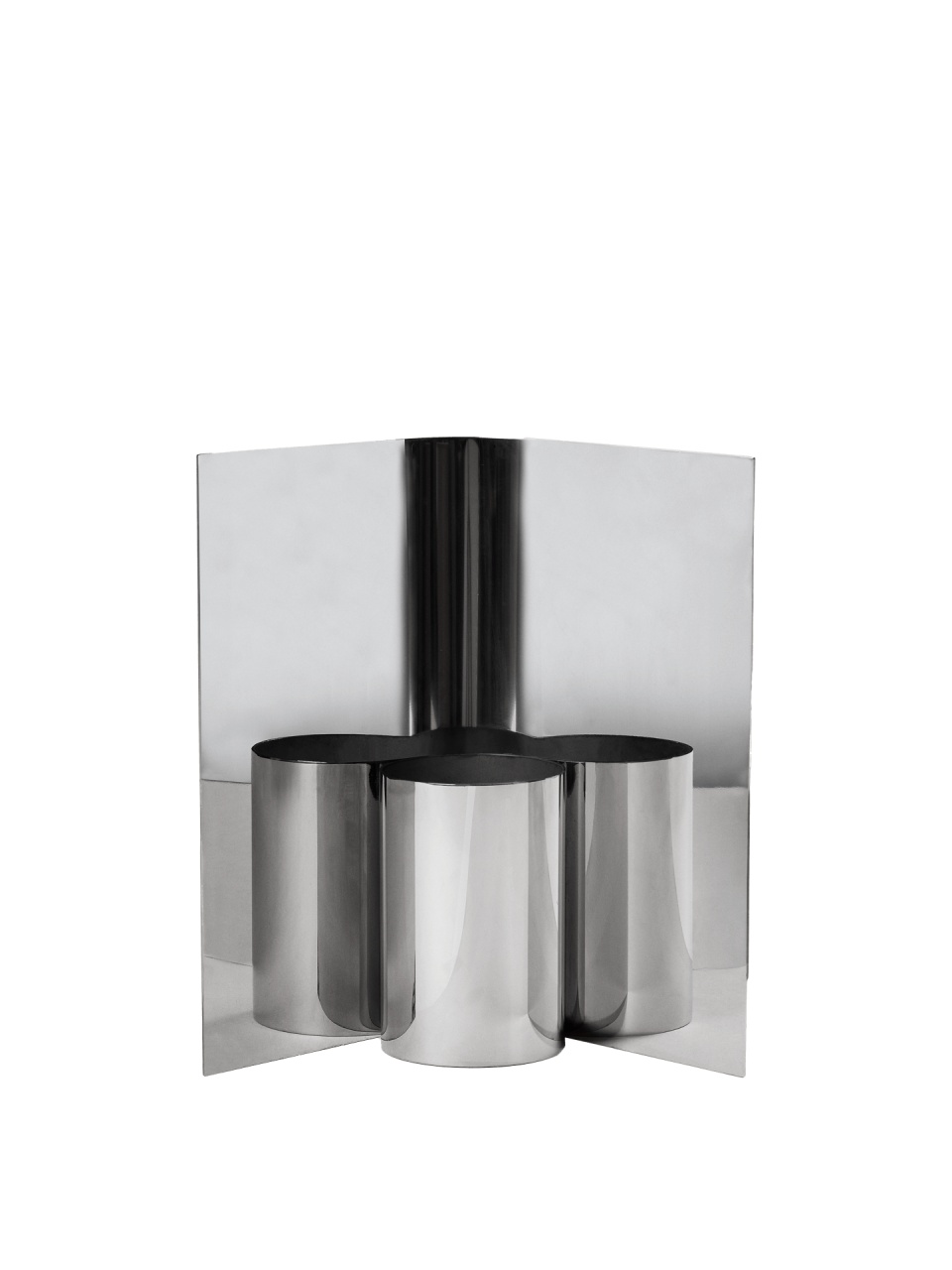 Vases Vaza argintie din metal 29 cm Eddy Ferm Living