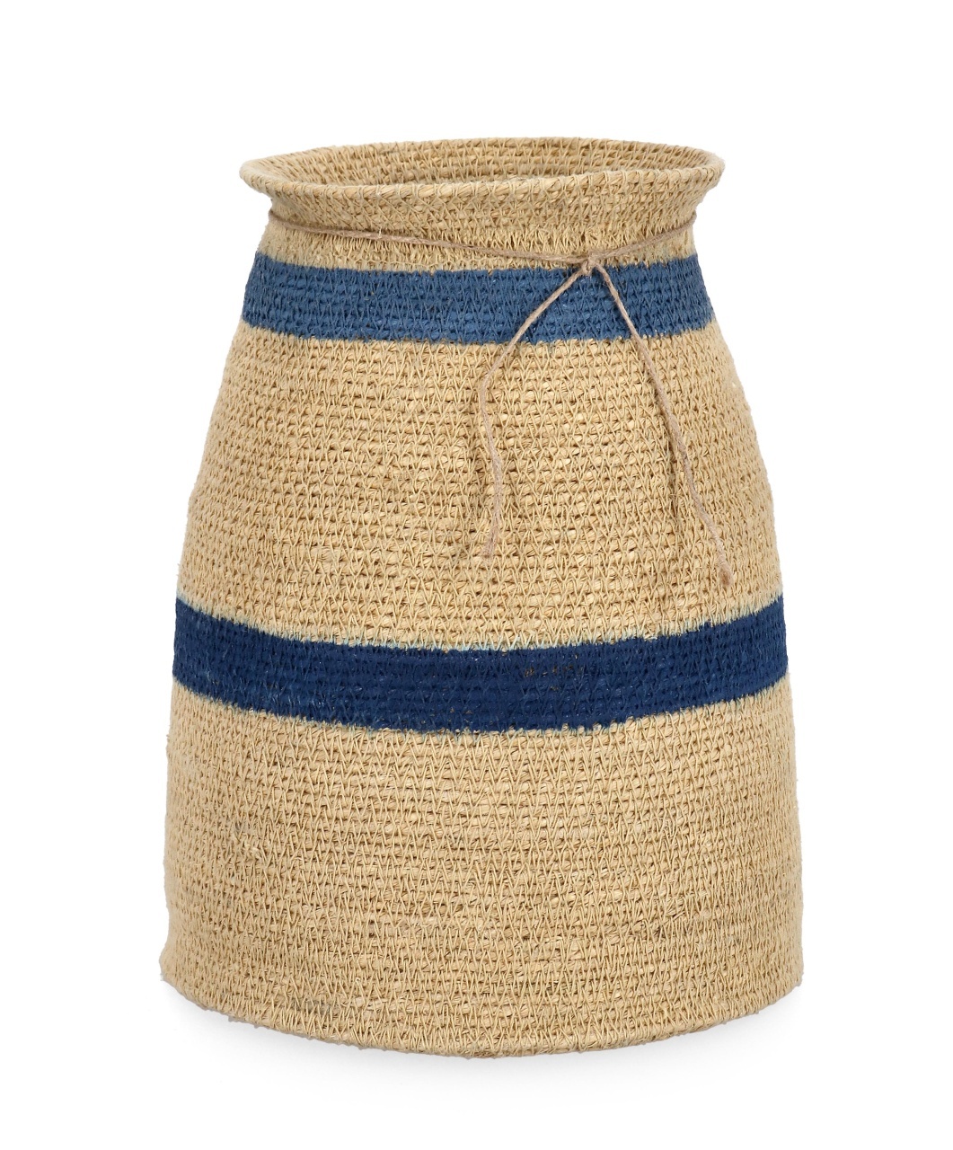 Vases Vaza decorativa albastra/maro din fibre naturale 25 cm Ninh Bizzotto