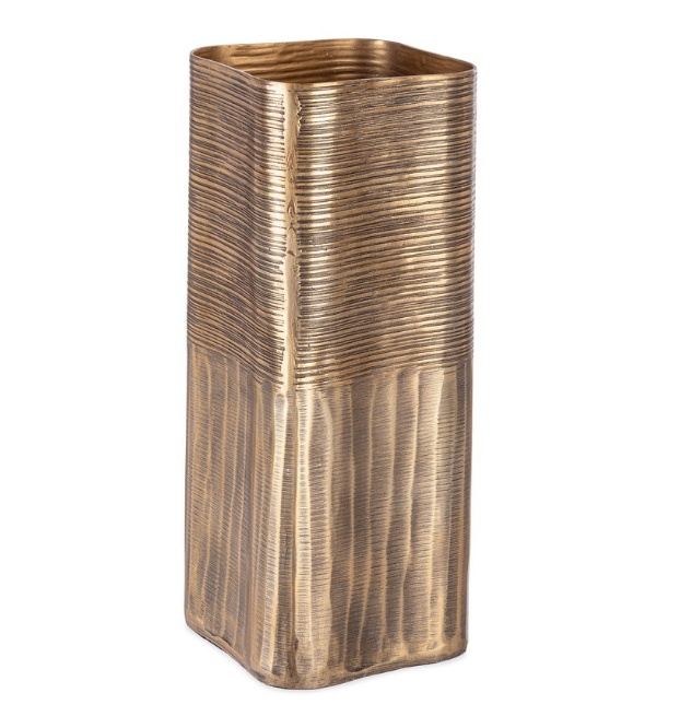 Vases Vaza decorativa aurie din metal 32 cm Reel Bizzotto