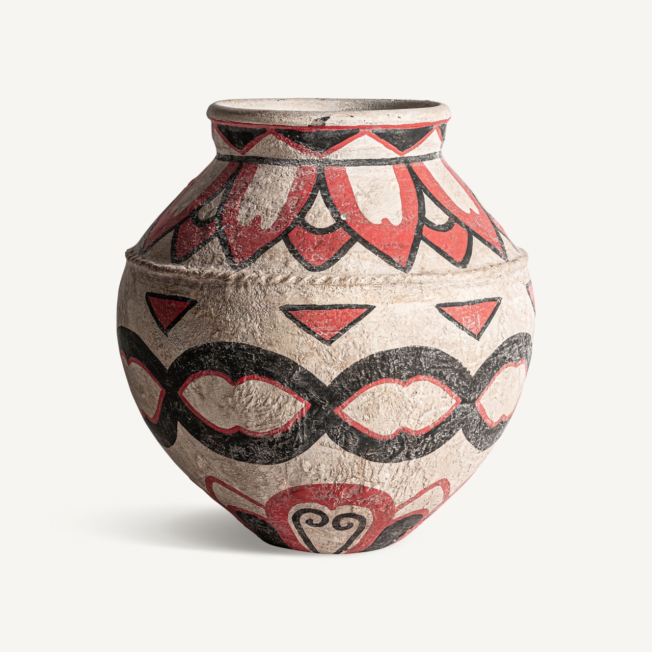 rustic shelves Vaza multicolora din ceramica 44 cm Deosio Vical Home