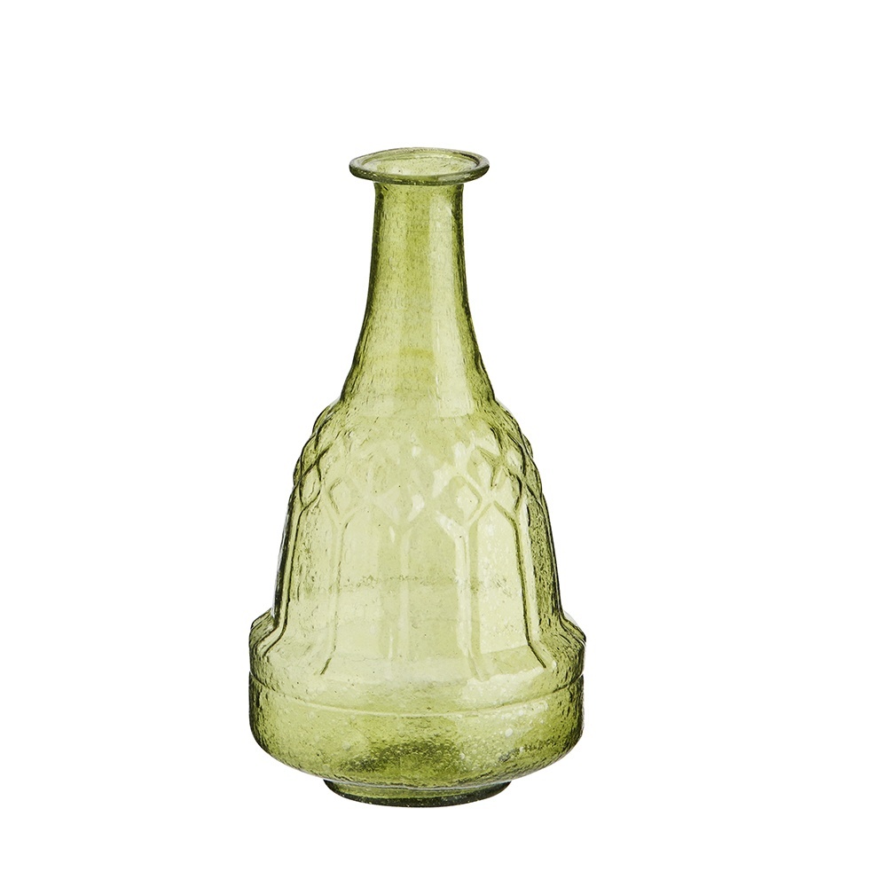 Vases Vaza verde din sticla 18 cm Lary Madam Stoltz