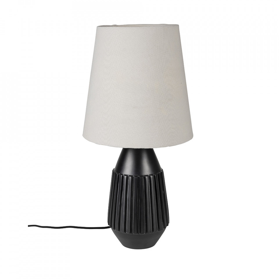 Lamps Veioza neagra din metal 52 cm Aysa Quiet Object