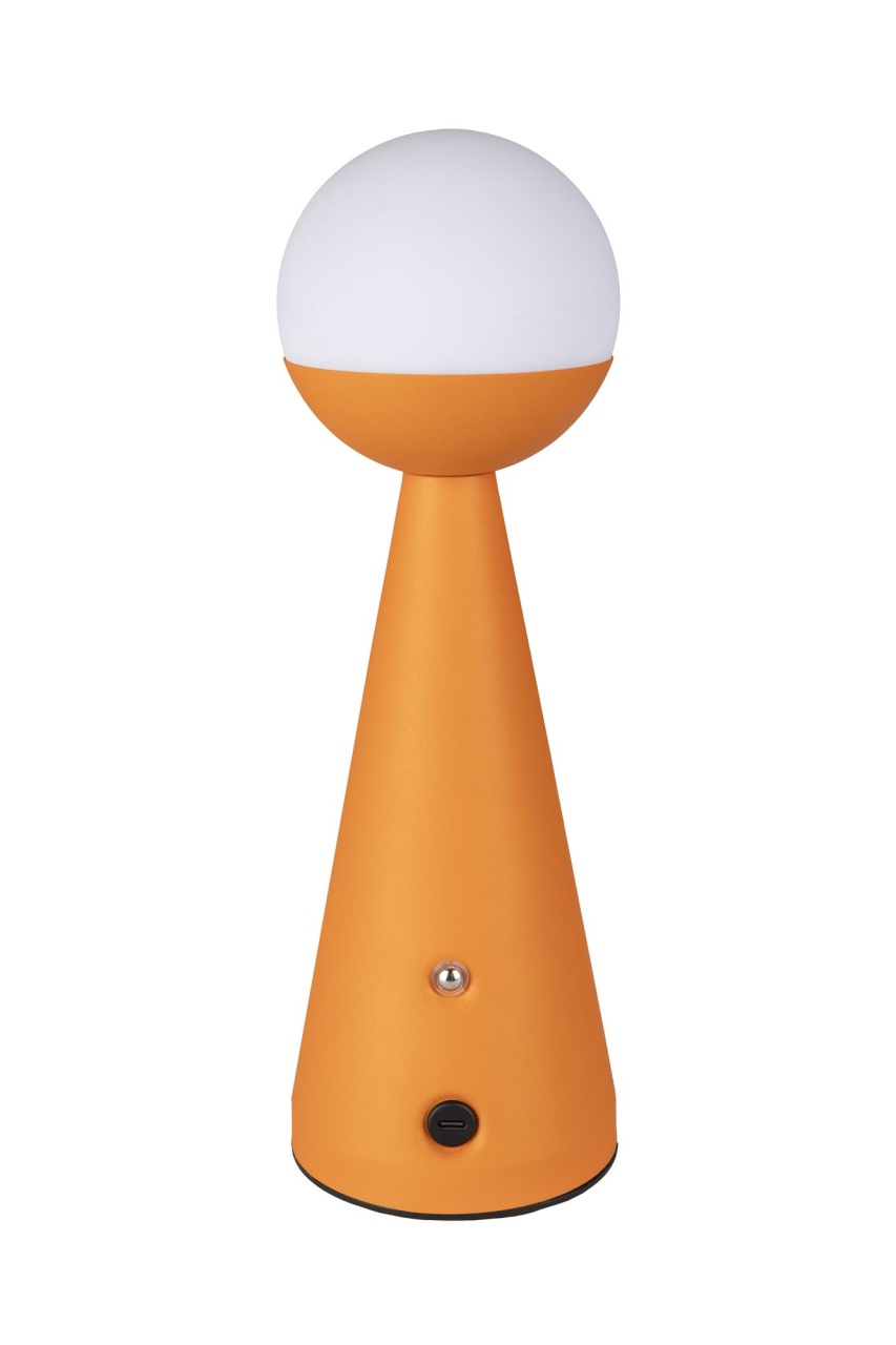 Lamps Veioza portocalie din metal 30 cm Bello Zuiver