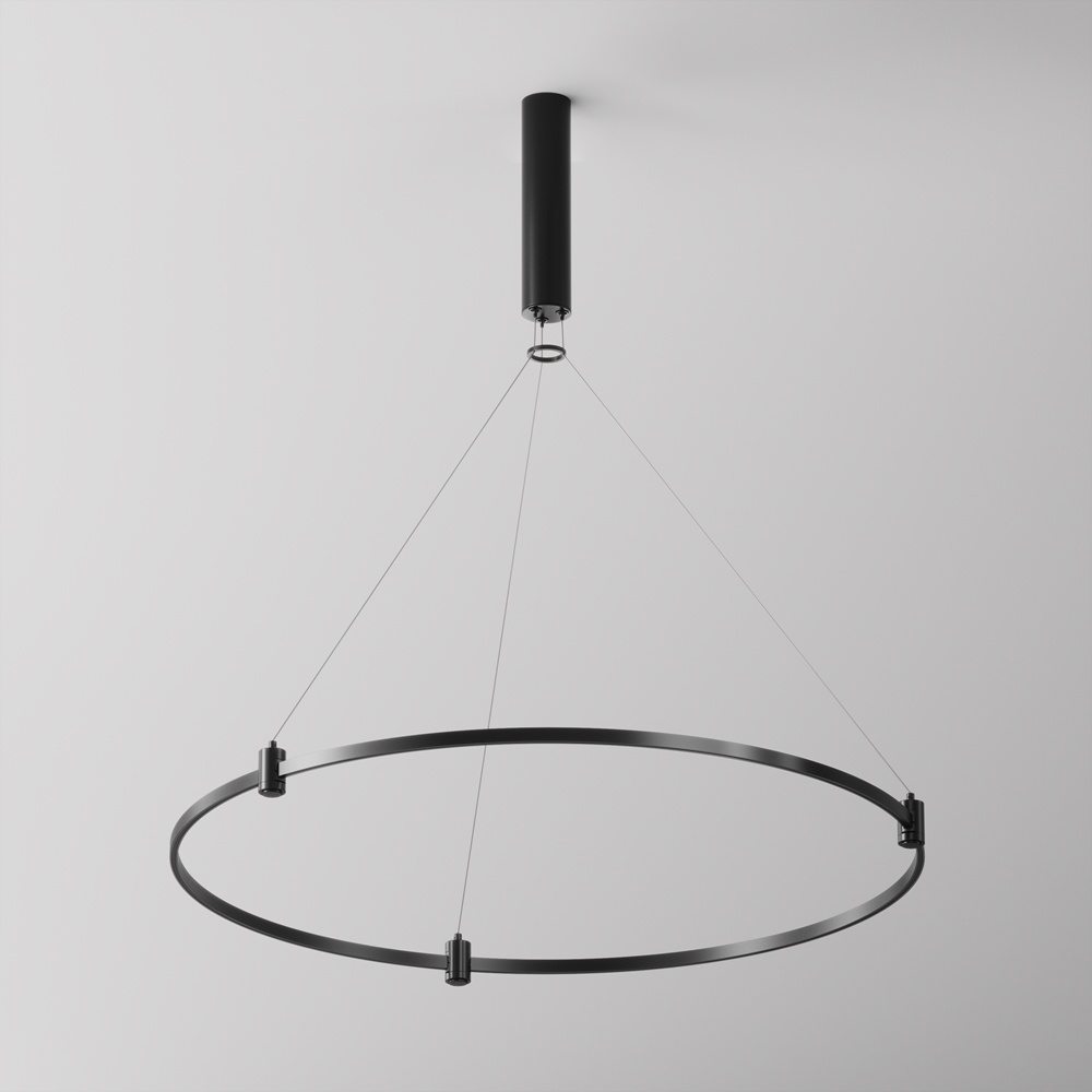 Maytoni Accesoriu pentru sina negru din metal Flarity Round Maytoni