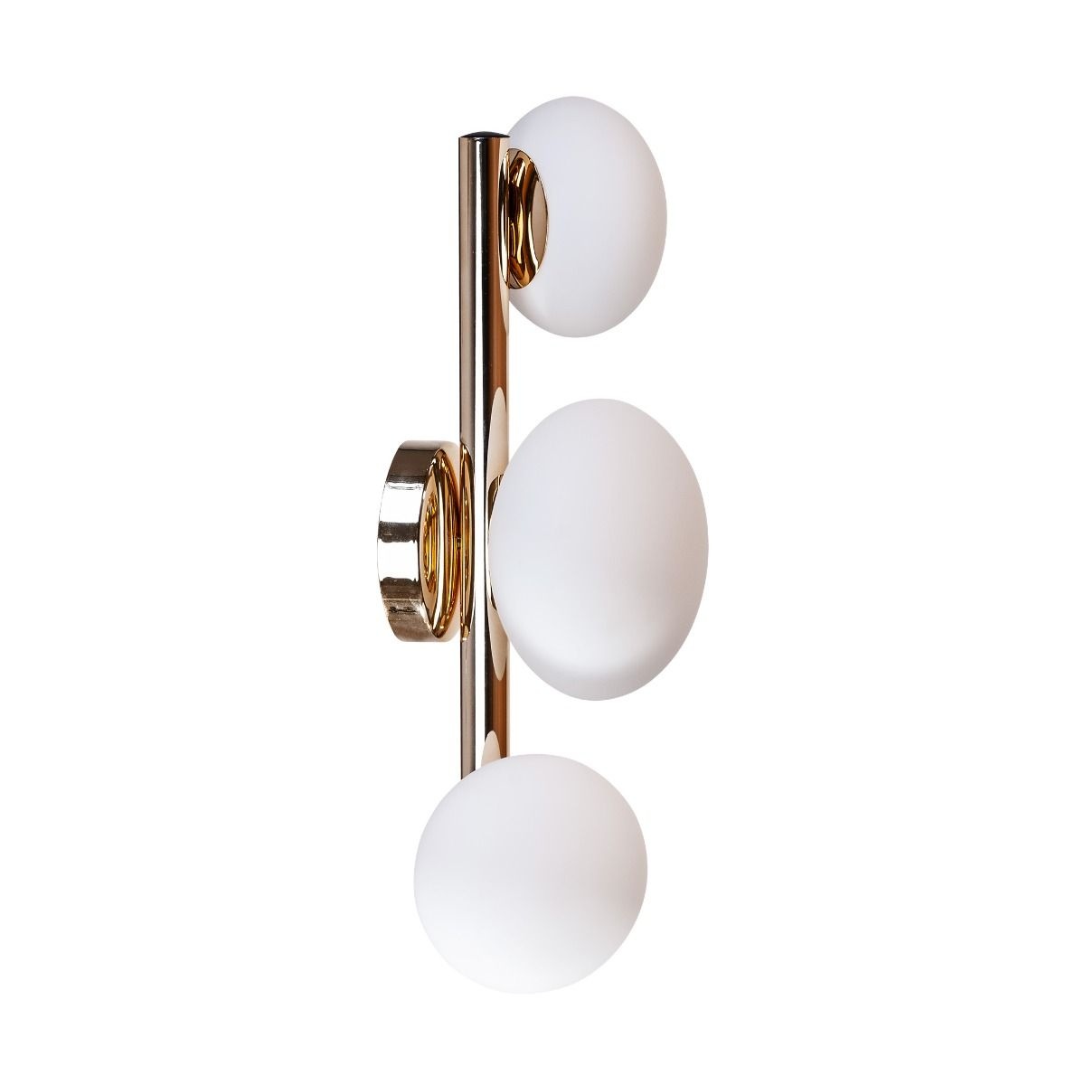 Wall Light Fixtures Aplica aurie/alba din metal cu 3 becuri Omi Zuma Line