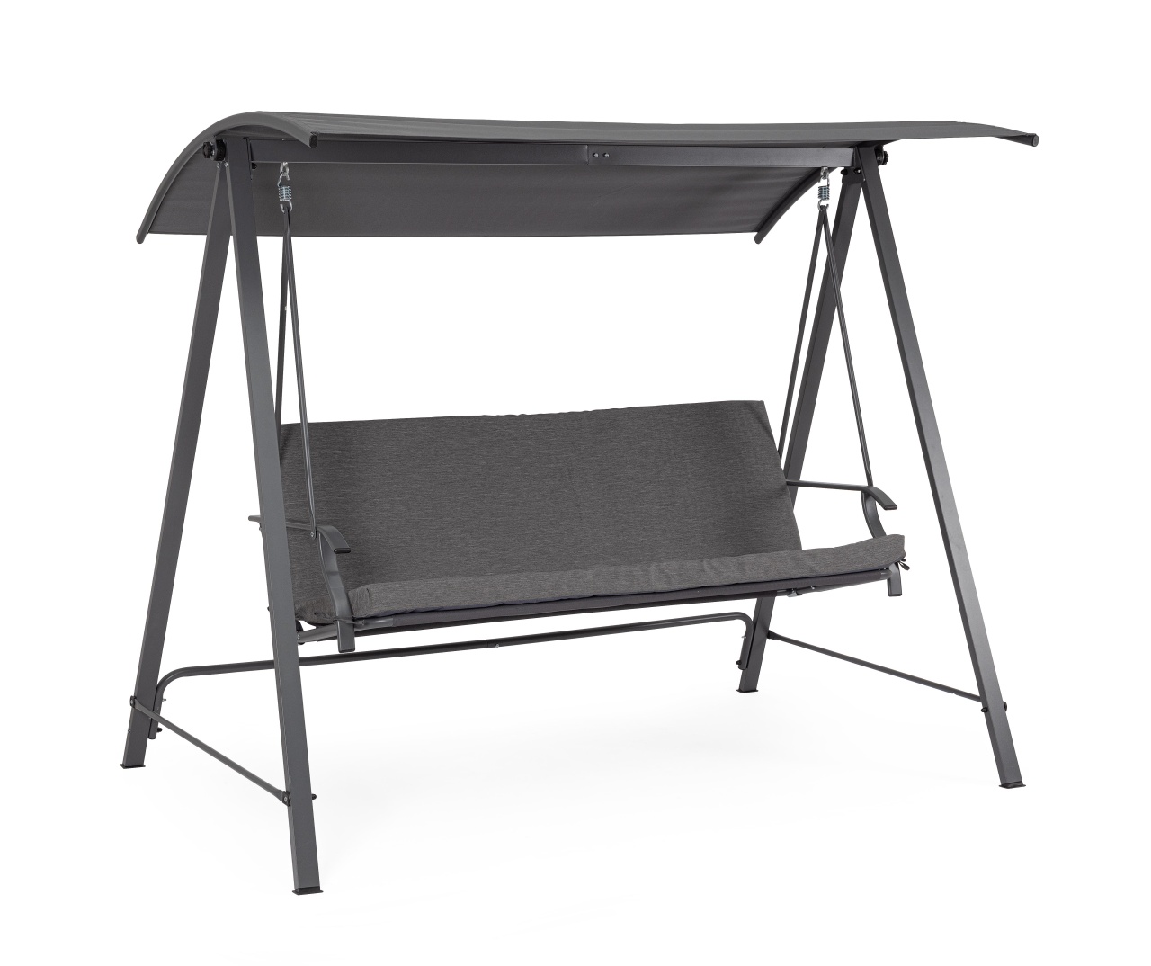 Outdoor Living Balansoar exterior gri carbune din metal Teseo Bizzotto