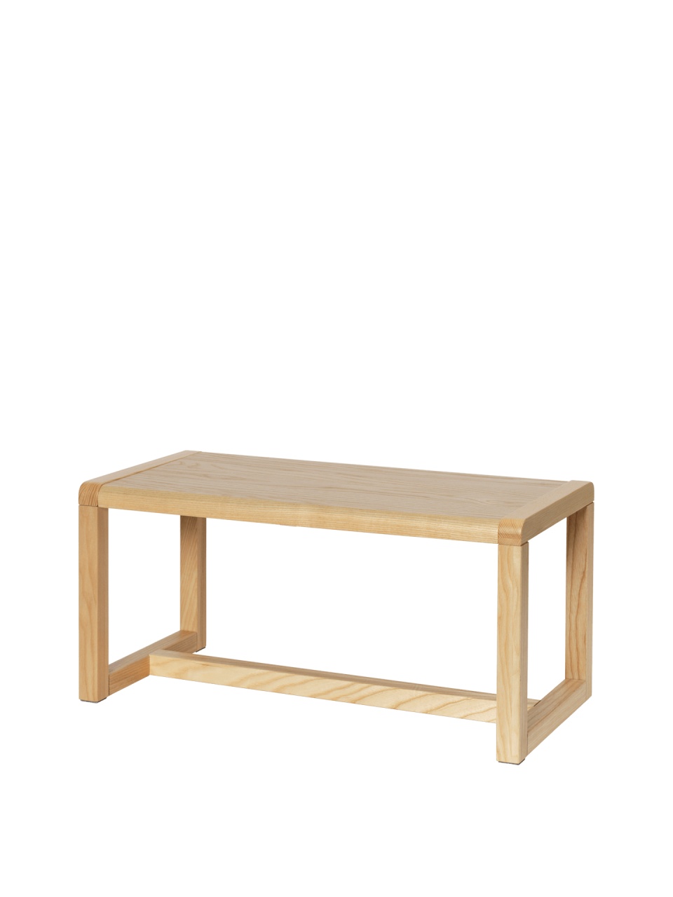 Chairs Bancheta pentru copii maro din lemn 62 cm Little Architect Ferm Living