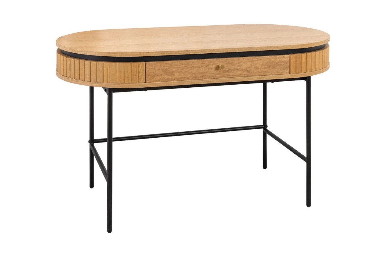 rochii de mireasa   wedding atelier Birou maro/negru din lemn 60x120 cm Atelier The Home Collection