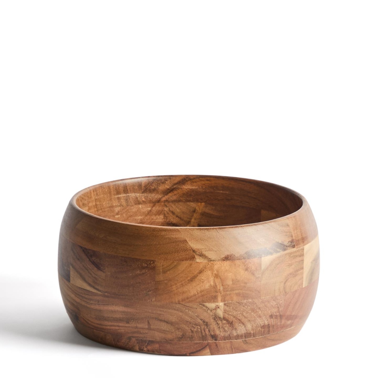 bol popcorn Bol decorativ maro din lemn 27 cm Malor Kave Home