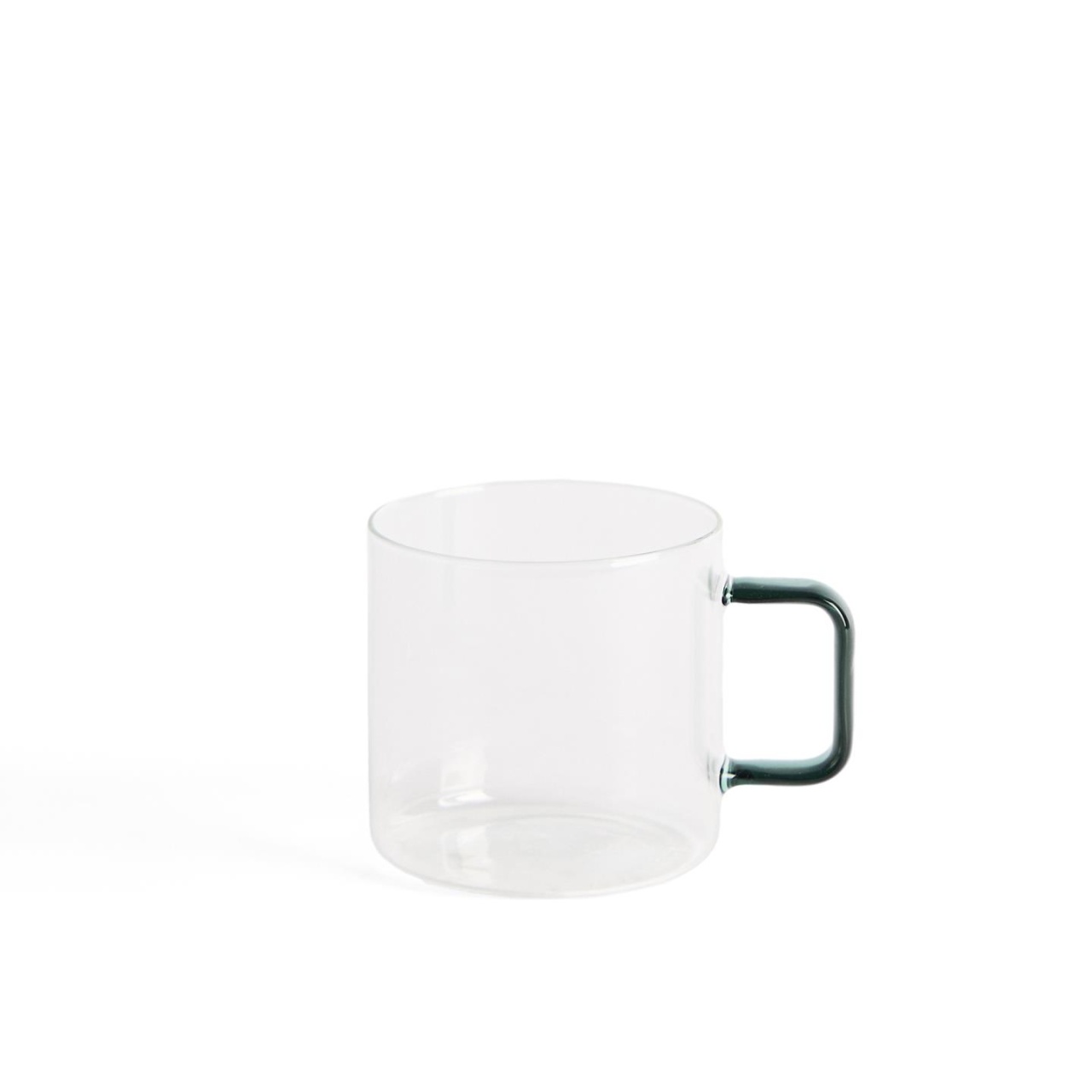 cana termos Cana transparenta/verde din sticla 260 ml Micla Kave Home