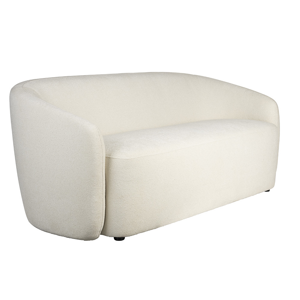 Quiet Object Canapea alba din textil pentru 2 persoane Len Quiet Object