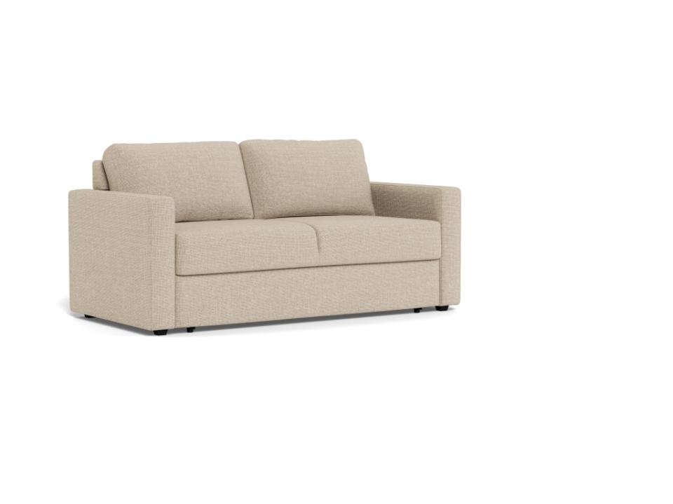 Sofas Canapea extensibila bej din textil 176 cm Fleury Actona Company