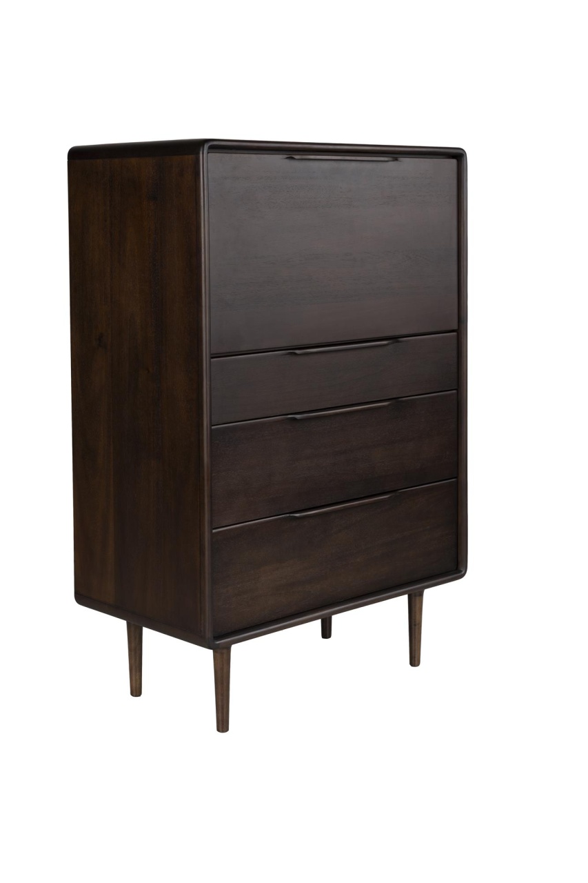 Dressers Comoda maro din lemn 80 cm Elroy Dutchbone