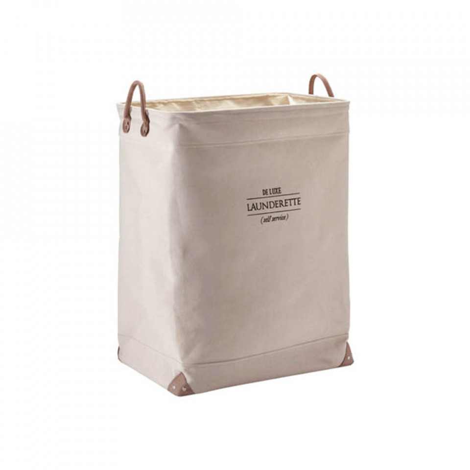 Laundry Baskets Cos de rufe bej din fibre 113 L Lubin Aquanova