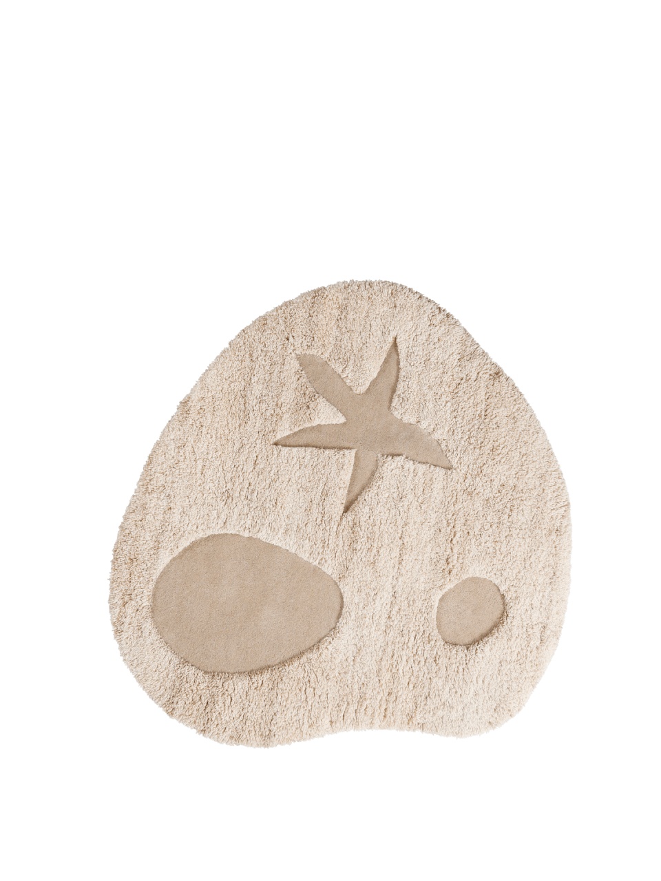 covor living 300/400 Covor alb antic din fibre naturale 130 cm Kove Ferm Living