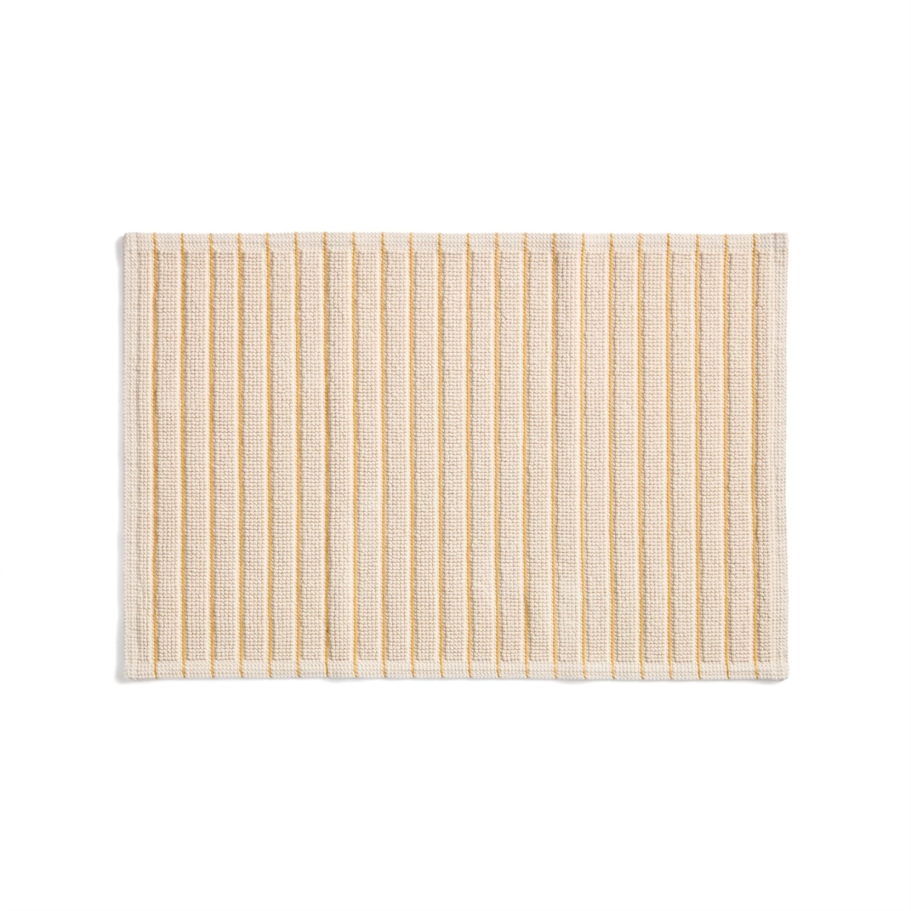 covoras baie Covoras baie crem/galben din bumbac 50x80 cm Merade Kave Home