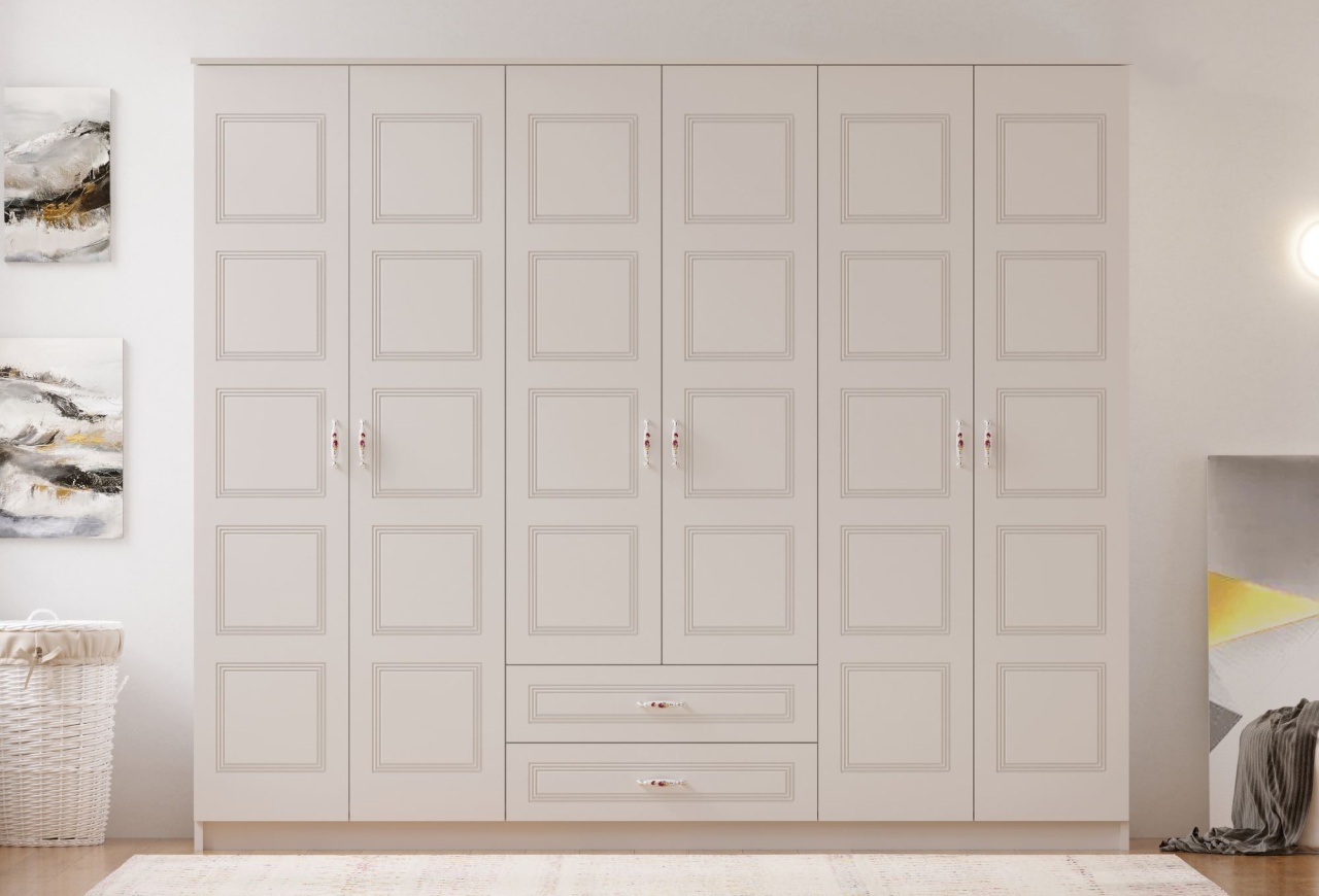Furniture Dulap alb 210 cm Giras The Home Collection